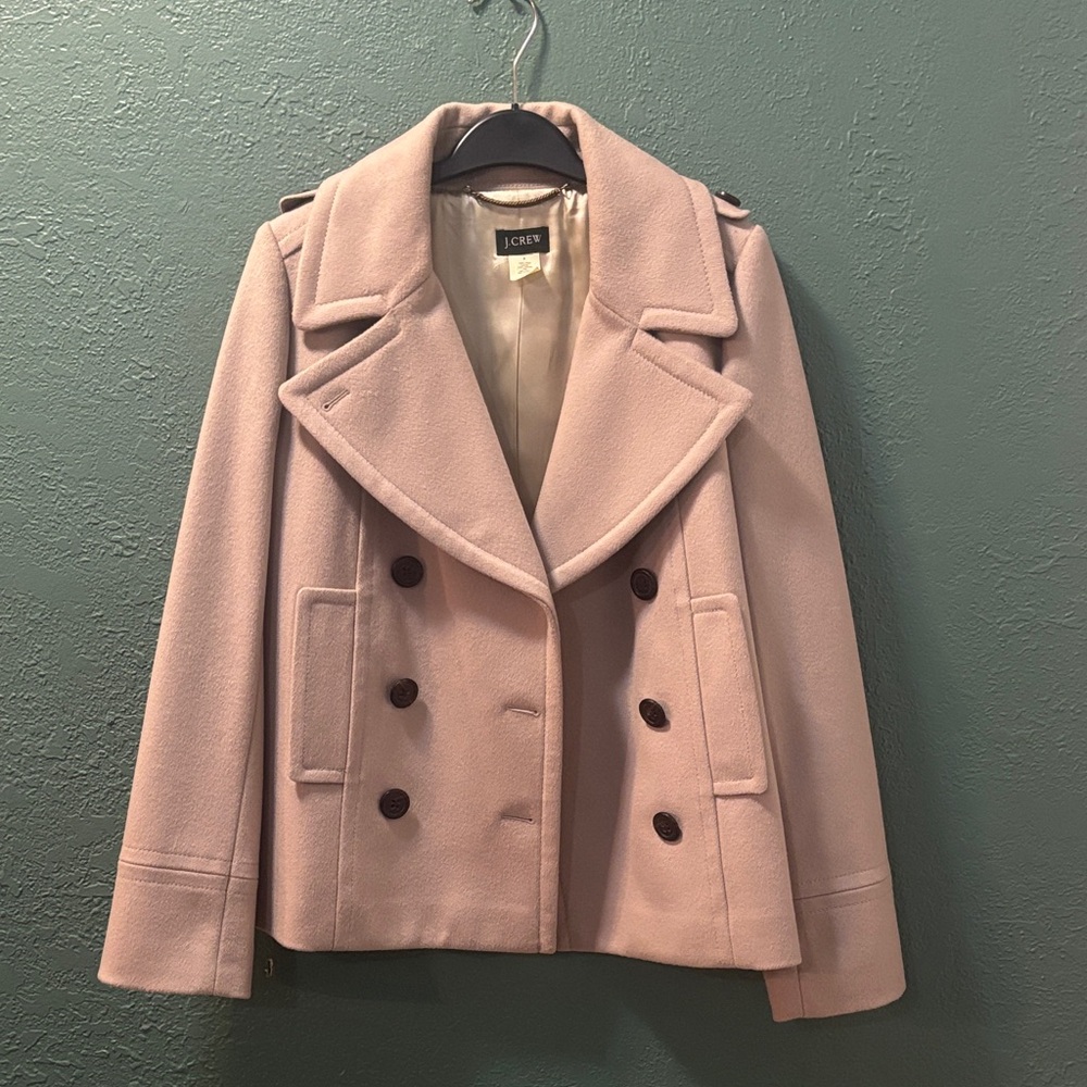 J. Crew Women's Light Pink Peacoat